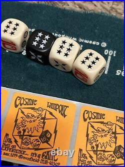 VINTAGE COSMIC WIMPOUT Dice Game In Original Box 1984 STICKERS TOO! RARE
