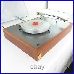 VTG Acoustic Research AR Turntable with Original BOX! Walnut Serial TT 15259 RARE