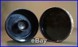 Very Rare Korean Joseon Dynasty Lacquer Lunch Box with Sea Shell Decoration
