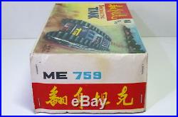 Very Rare Red China # ME 759 SOMERSAULTING TANK B/O with Original Box