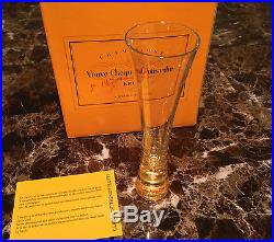 Veuve Clicquot Ponsardin Champagne Trendy Flutes Glass Box Of 6 Very Rare
