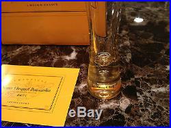 Veuve Clicquot Ponsardin Champagne Trendy Flutes Glass Box Of 6 Very Rare