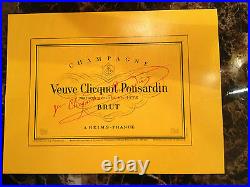 Veuve Clicquot Ponsardin Champagne Vcp Trendy Flutes Glass Box Of 6 Very Rare