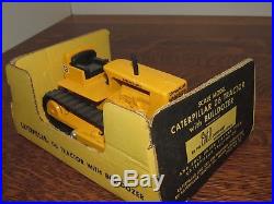 Vintage 1965 Ertl Cat D6 Caterpillar Dozer 124 Scale Original Box RARE Crawler