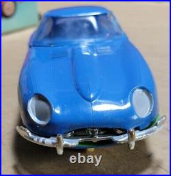 Vintage 1966 AC Gilbert Auto-Rama 1/32 XKE Jaguar Slot Car WithOriginal Box Rare