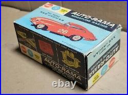 Vintage 1966 AC Gilbert Auto-Rama 1/32 XKE Jaguar Slot Car WithOriginal Box Rare