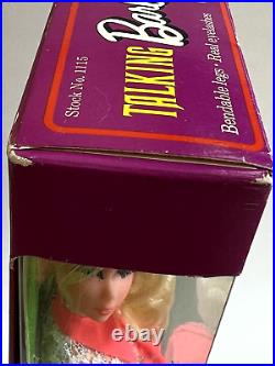 Vintage 1969 NON Talking Barbie Doll #1115 in Sealed Orginal Box, RARE! READ