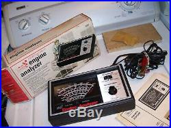 Vintage 1970's SEARS nos box auto tune tester gauge original gm street rat rod