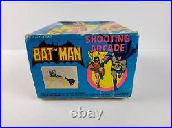 Vintage 1977 Batman AHI Shooting Arcade Gallery Game Toy with Original Box DC RARE