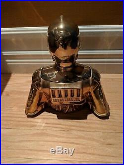 Vintage 1977 Star Wars C-3PO Cookie Jar WithOriginal Box RARE