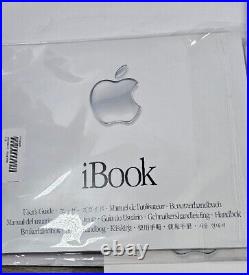 Vintage 2002 Apple iBook A1005 with Original Box and Paperwork Mac Os X Rare G3