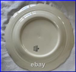 Vintage 6 RARE IN ORIGINAL BOX Homer Laughlin Virginia Rose dinner Plates F47N8