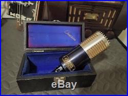 Vintage American DR332 dynamic ribbon microphone with original box RARE working