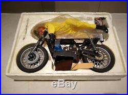 Vintage/Antique Kyosho RC Mortorcycle withRider. Chain drive. Original box. RARE