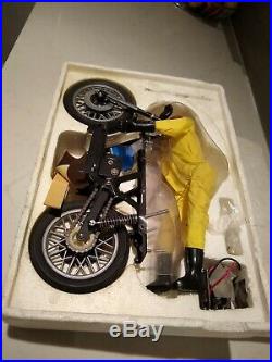 Vintage/Antique Kyosho RC Mortorcycle withRider. Chain drive. Original box. RARE