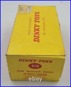 Vintage Dinky Toys 410 Bedford End Tipper with it's Rare Original Box