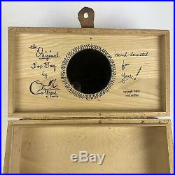 Vintage Enid Collins Original Box Bag Rare Sun Sol Ec Logo Wooden Purse 1966