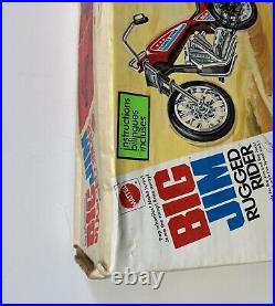 Vintage Mattel Big Jim 1972 Rugged Rider Motorcycle #8886 with Original Box RARE