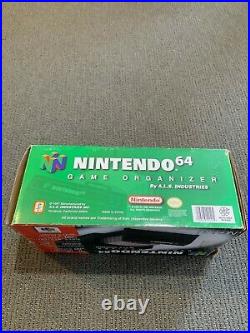 Vintage Nintendo 64 Game Cartridge Organizer Storage Draw with ORIGINAL BOX! RARE