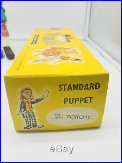 Vintage Pelham Puppet Torchy The Battery Boy ABC Television Original Box Rare