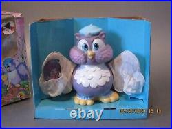 Vintage Rare 1985 LJN Blinkins Mr Ben the Owl Light Up Eyes Moveable Wings HTF
