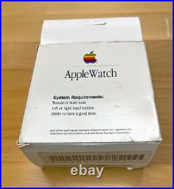Vintage Rare Genuine Analog Apple Watch Original Box 90's (Trash Can Dial) Mint
