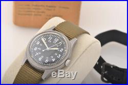 Vintage Rare Hamilton GG-W-113 Military Pilot Watch/Original Box/army uniform