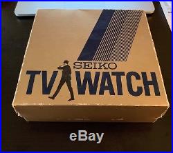Vintage Rare James Bond (octopussy) Seiko Tv Watch Original Box 1982-83