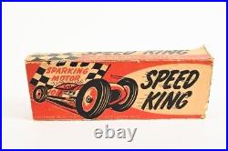 Vintage Rare Tin Litho Lupor Speed King Racer With Original Box
