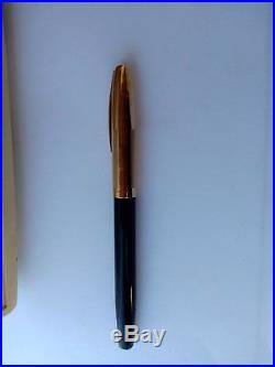 Vintage Sheaffer PFM II Fountain Pen Rare Black 14k Nib Gold with original Box