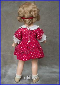 Vintage Shirley Temple Composition Doll 1930s 18 Very Rare Original Box