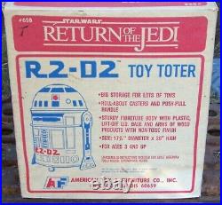 Vintage Star Wars Rare 1983 R2-D2 Toy Toter unassembled in Original Opened Box