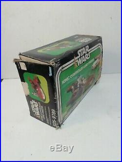 Vintage Star Wars Sonic Controlled Landspeeder, Original 1970s Boxed Very Rare
