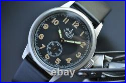 Vintage Watch 1-MCHZ WW-2 Militare Pilot Moda CalPobeda Zim-2602-03 Rare