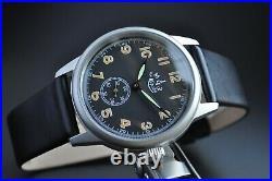 Vintage Watch Pilot 1-MCHZ WW II Militare Moda CalPobeda Zim-2602-03 Rare