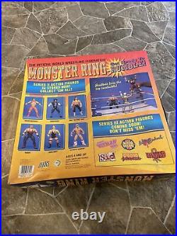 WWF WWE Jakks Monster Wresting Ring Original New in Box 1996 Rare NOS Box Worn
