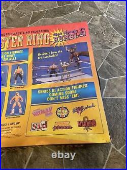 WWF WWE Jakks Monster Wresting Ring Original New in Box 1996 Rare NOS Box Worn