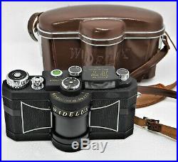 Widelux F7 35mm Panoramic Camera with Original Box & Papers MINT RARE