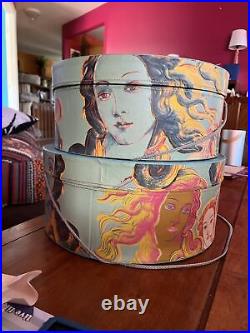 X2 Andy Warhol Hat Box 15 SET 13 Venus by Botticelli RARE Gorgeous SHIPS FREE