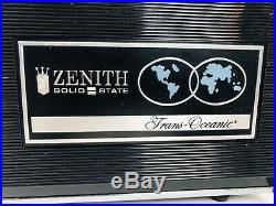 Zenith Royal 7000 Transoceanic Radio Set With Original Box Rare