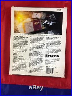 Zork Trilogy Infocom Big Box With Original ZORKMID still sealed RARE